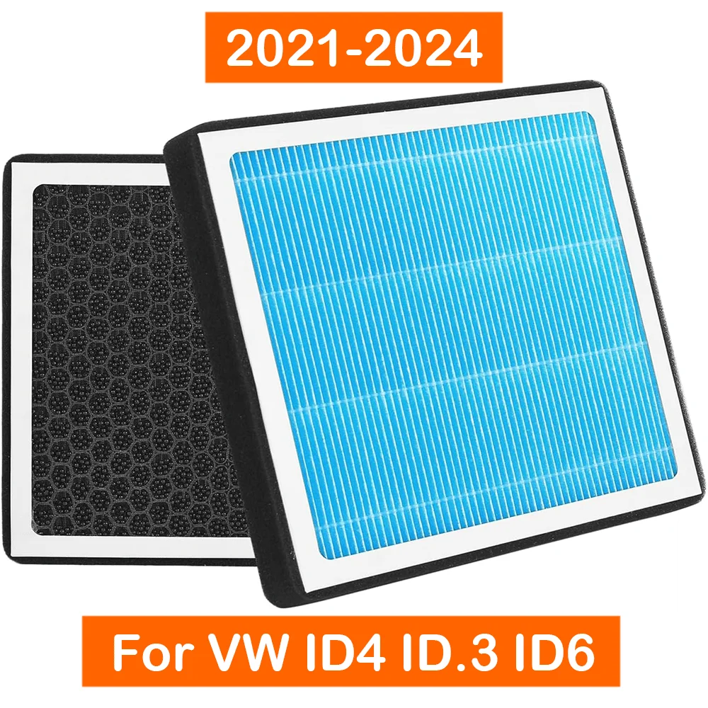Для VW ID4 ID.3 ID6 2023 2022 2021 автомобильный салонный воздушный фильтр с активированным