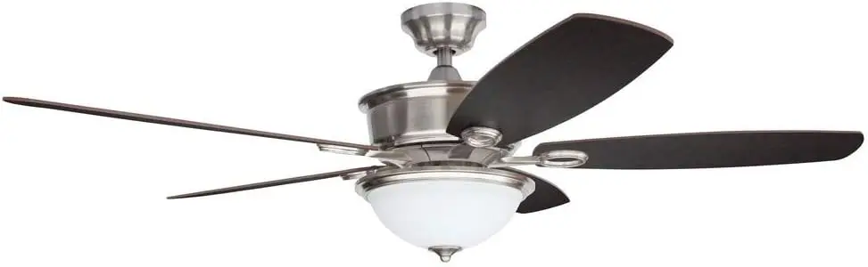 

SOE NAPOLI 56" Brushed Nickel Finish Ceiling Includes Blades & Remote Control - CAF56BNK5CRS