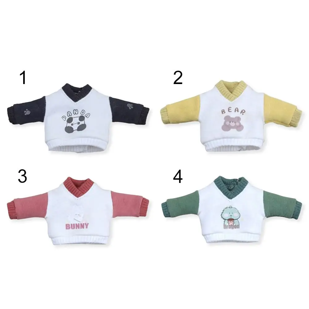 

Модный свитер ручной работы для кукол 1/11 OB11, свитшот для кукол 1/12 BJD, топ, детские игрушки, Одежда для кукол «сделай сам», аксессуары