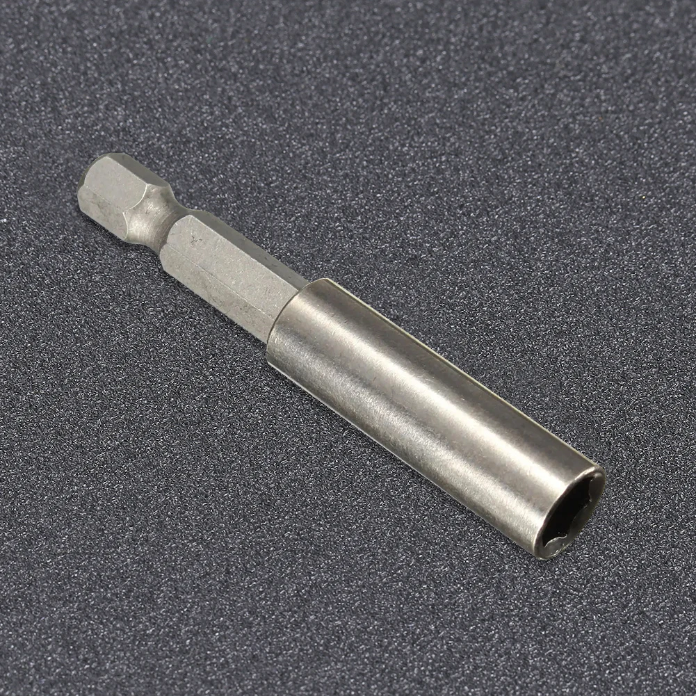 

Handle Sleeve Rod Batch 1/4 Hexagonal Electric Sleeve Connection Extension Rod Strong Toughness Metal Portable Supplies