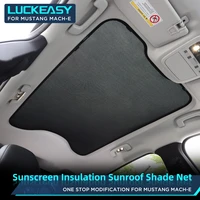 auto accessories sunshade for ford mustang mach e 2021 2022 car interior window sunroof sun shade net foldable sun shield mach e