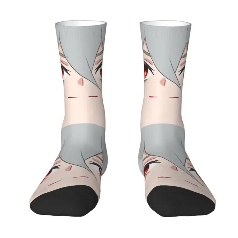 

Fun Printing Razor Genshin Impact Face Socks for Women Men Stretch Summer Autumn Winter Funny Print Crew Socks