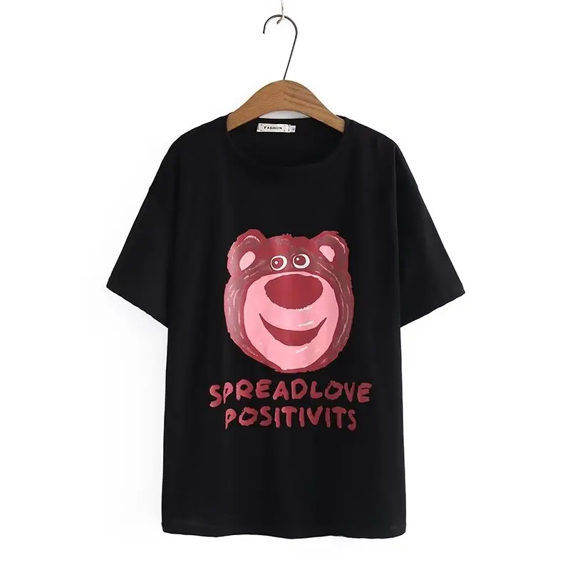 Женская футболка с коротким рукавом закрывающая живот летняя одежда для полных