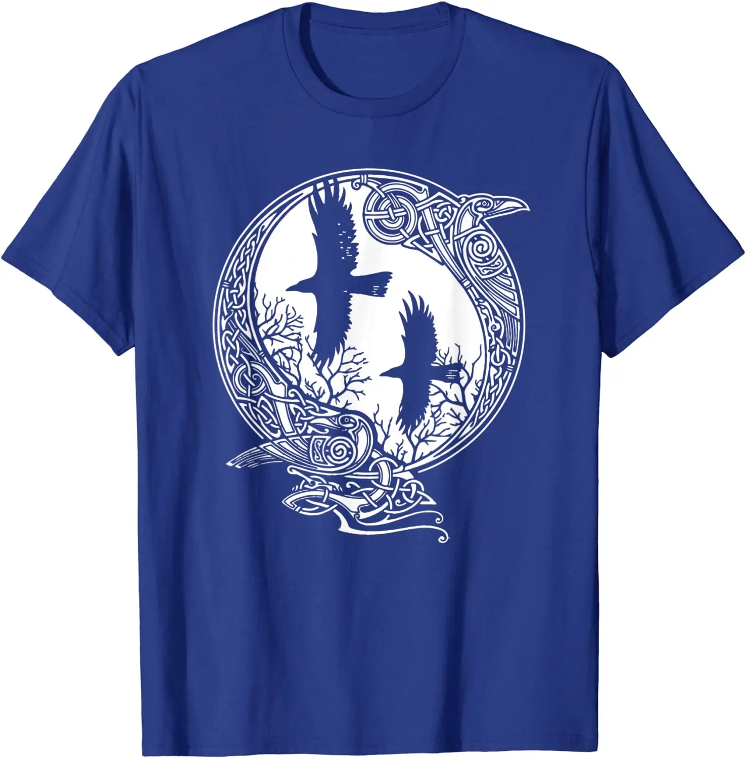 

Odin's Ravens - Hugin and Munin - Huginn and Muninn T-Shirt Short Sleeve Casual Cotton O-Neck Summer Tees