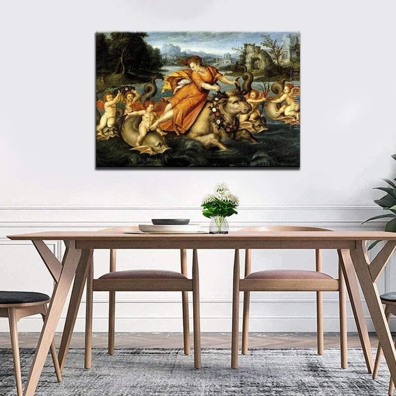 Миф эпохи Возрождения Нептун Регрессион Захват Европа Богиня Аврора Странная