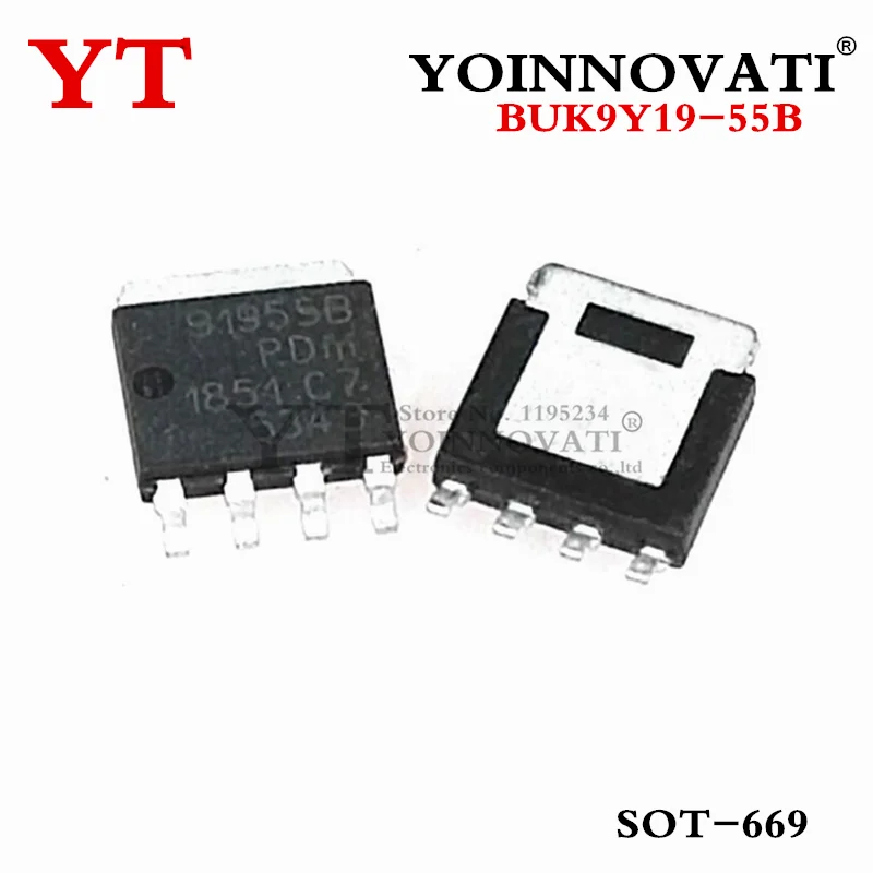 10 шт./лот BUK9Y19-55B BUK9Y19 91955B SOT669 IC, лучшее качество