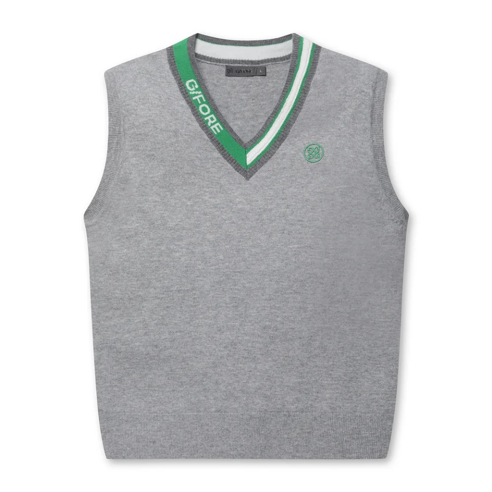 Knitted Vests for Men and Women V-neck Design Fashionable and Versatile Outdoor Casual Sweaters New Golf Clothes