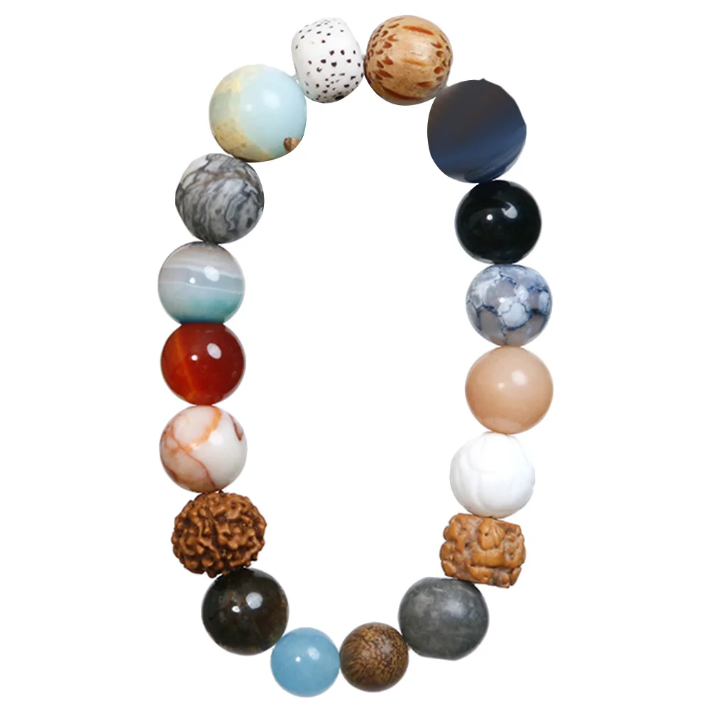 

Beads Bracelets Women Religious Beading Rosary Agate Stone Man Teens Gemstone Aesthetic