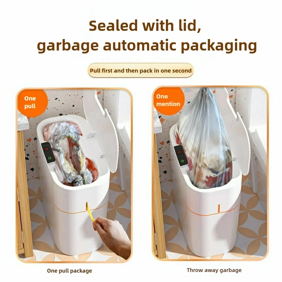Умный мусорный бак для мусора водонепроницаемый полностью автоматический с