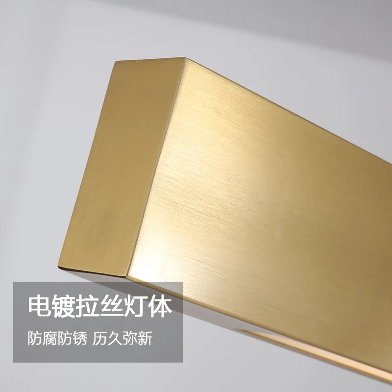 Роскошная светильник стра в итальянском стиле длинная лампа для ресторана офиса