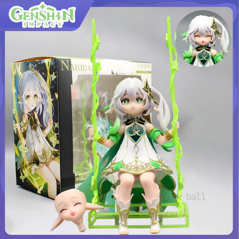 

23cm Genshin Impact Figure Nahida Dendro Archon Figure Anime Pvc Action Figurine Model Collection Decoration Toy Doll Gift