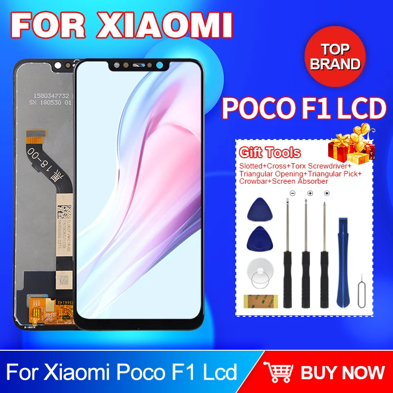 Горячая Распродажа Оригинальный сенсорный ЖК-экран 6 18 дюйма для Xiaomi POCO F1