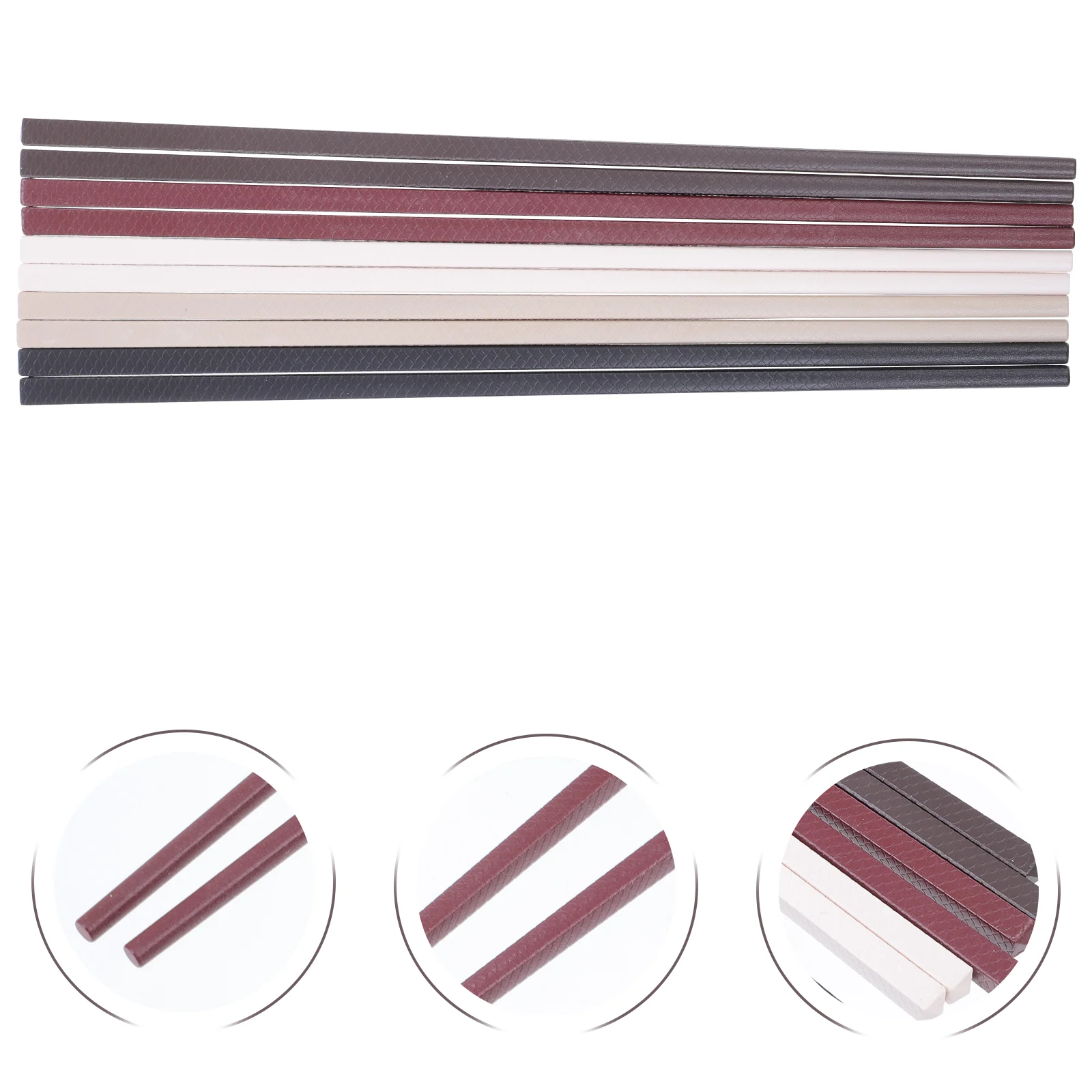 

5 Pairs of Chopsticks Training Chopsticks Metal Cooking Chopsticks Reusable Chopsticks Set Noodle Chopstick