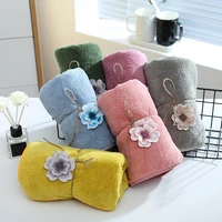 coral fleece towel home daily soft absorbent adult face towel hair drying towel present towel