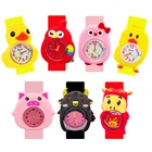 Детские часы для мальчиков и девочек, мультяшный скот, курицауткасвиньякороваОвечкакошкасобакакролик, детские часы, подарок на день рождения ребенка