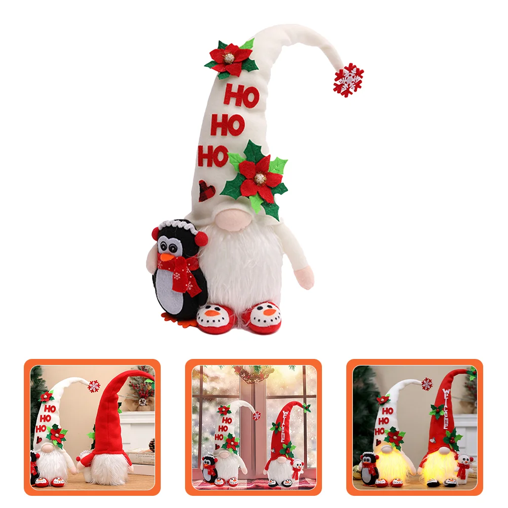 

Christmas Gnome Gnomes Plush Santa Swedishdecorations Elf Ornaments Table Tree Supplies Party Pendant Tomte Figurines