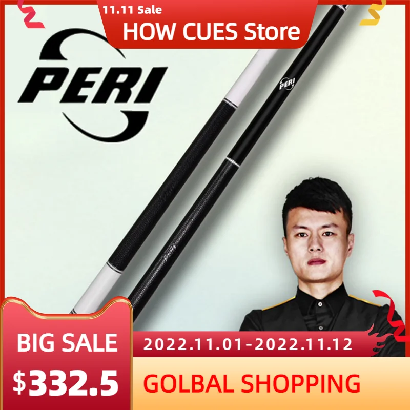 

PERI ST Billiards Pool Cue 147cm 12.5mm Tip Pool Stick Kit Professional For Black 8 Or 9 Balls Selected American Hard Maple
