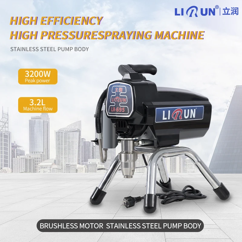 

Professional airless spraying machine Professional Airless Spray Gun 3200W 3.2L Airless Paint Sprayer 695 painting machine tool