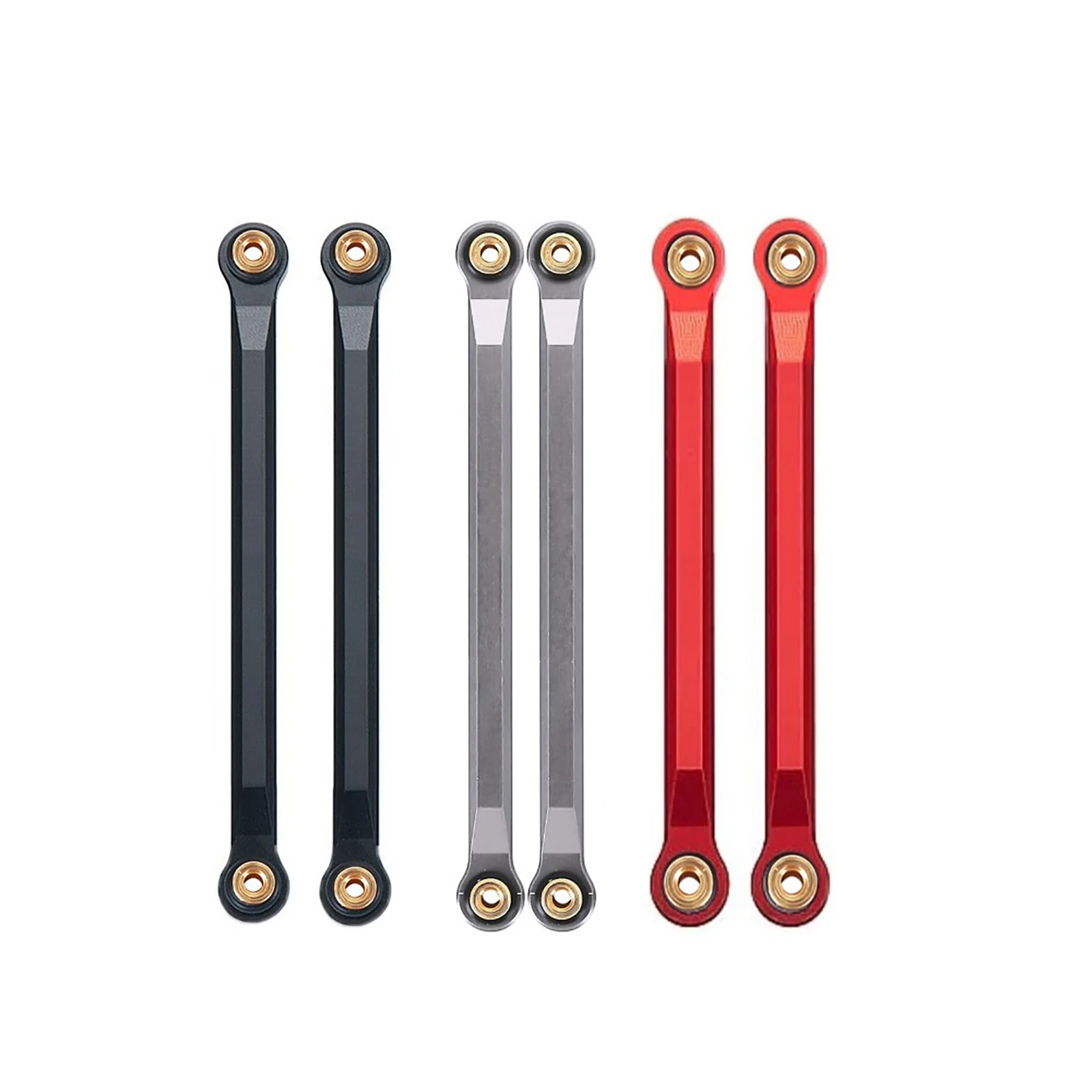 

For SCX24 AXI00001 C10 AXI00002 JLU 4WD RC Car Upgrade Par Metal Chassis Pull Rods Suspension Link Mount Servo