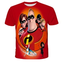 disney 3d print t shirts for boys and girlsthe incredibles tees for teenager2022 latest summer popular childrens clothes