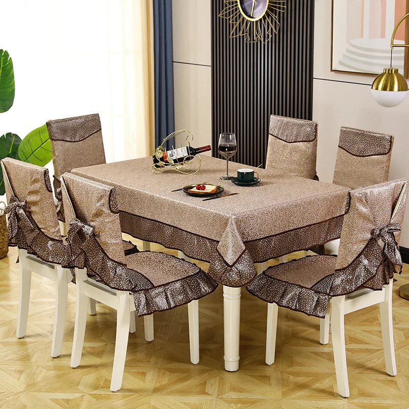 

Chair Cover Dining Chair Tablecloth 2021 New Universal Stool Chair Cover Chair Cushion Set Home Table Cloth And Dining Table
