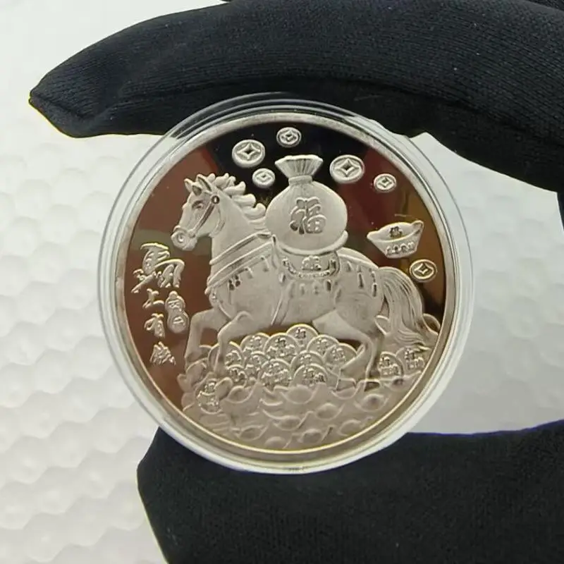 

Коллекционная монета Lucky Animal Horse 40 мм