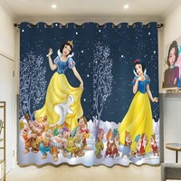 disney princess snow white 2 panels blackout curtains for childrens room window drapes for bedroom room home decoration