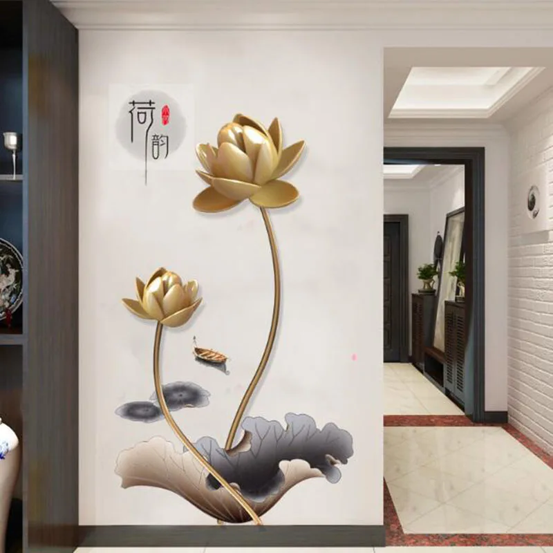 Стикер настенный самоклеящийся в классическом китайском стиле для спальни, гостиной