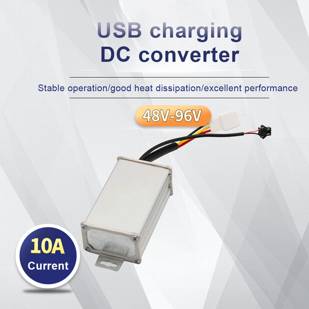 

Универсальный понижающий модуль для электровелосипеда, скутера 48-96 в 10 А, преобразователь напряжения, регулятор, адаптер, усовершенствован...