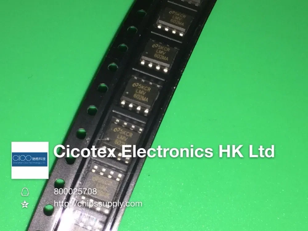 5 шт./лот LMV602MAX SOP8 IC операционные усилители GP 1 МГц RRO 8SOIC