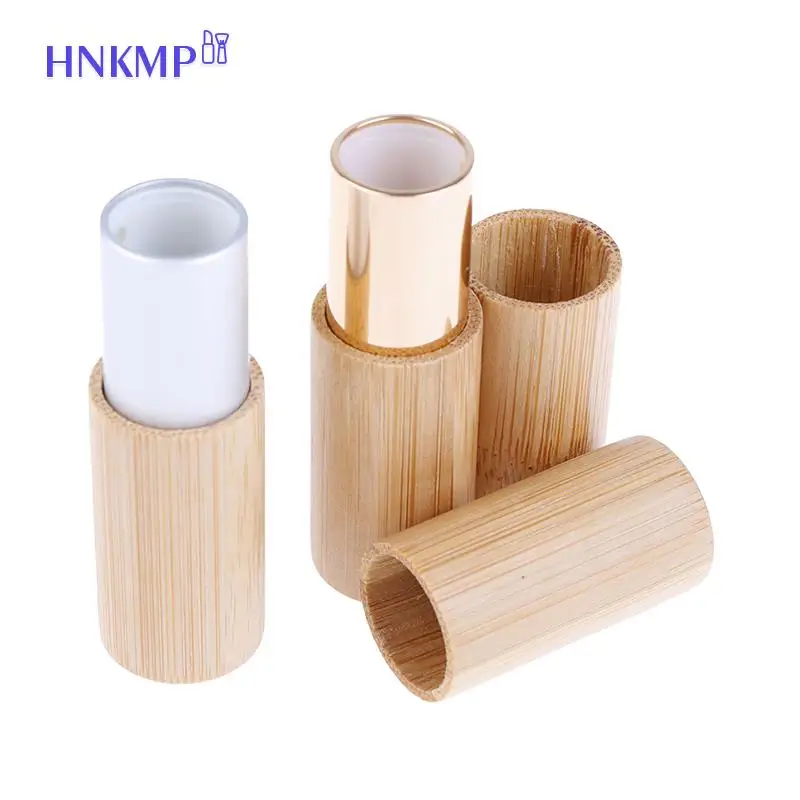 

4G Bamboo Lipstick Tube Top Grade Lip Balm Sub Package DIY Empty Lip Container