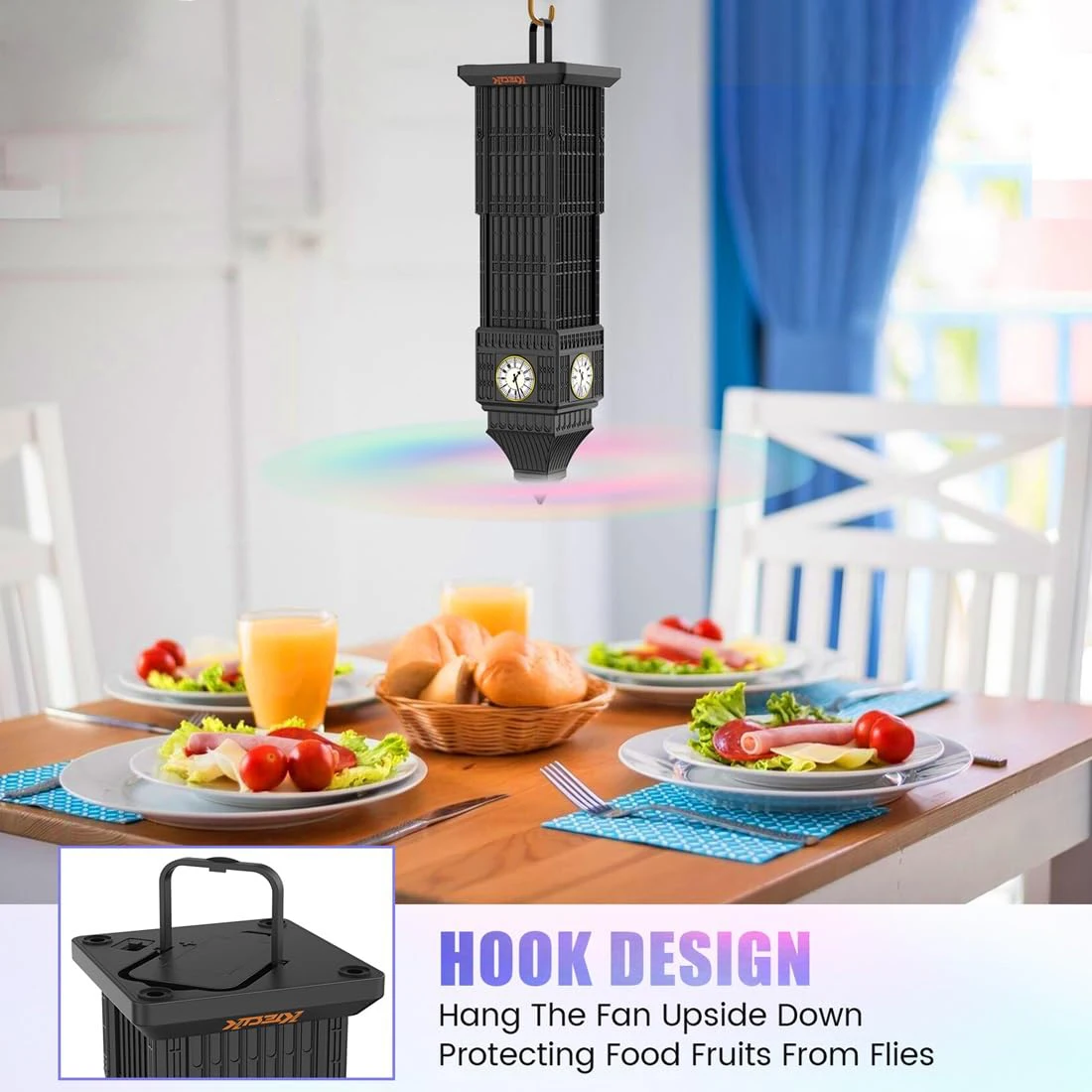 Вентиляторы для планшетов настольные лампы с голографическими лезвиями пикника