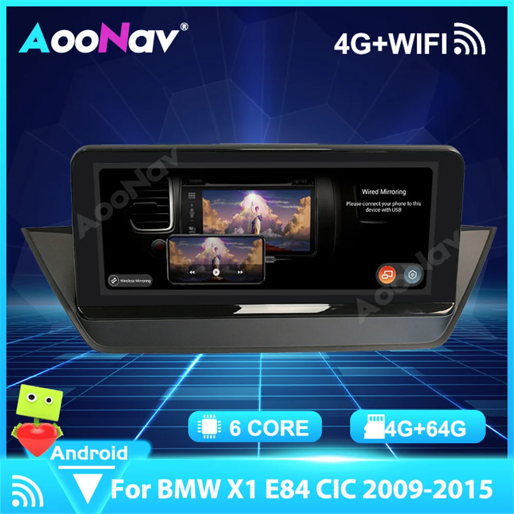 

Автомобильный мультимедийный радиоприемник 2 din Android 11,0 для BMW X1 E84 CIC 2009 2010 2011 2012 2013 2014 2015 GPS-навигатор Экран