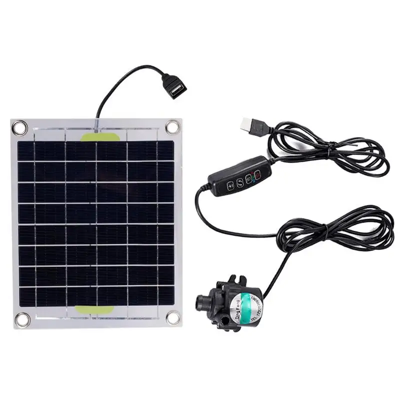 

Solar Water Fountain Pump 10W Outdoor Fountain Pump With Separate Solar Panel Solar Powered Garden Fountain Watering Pool Pump