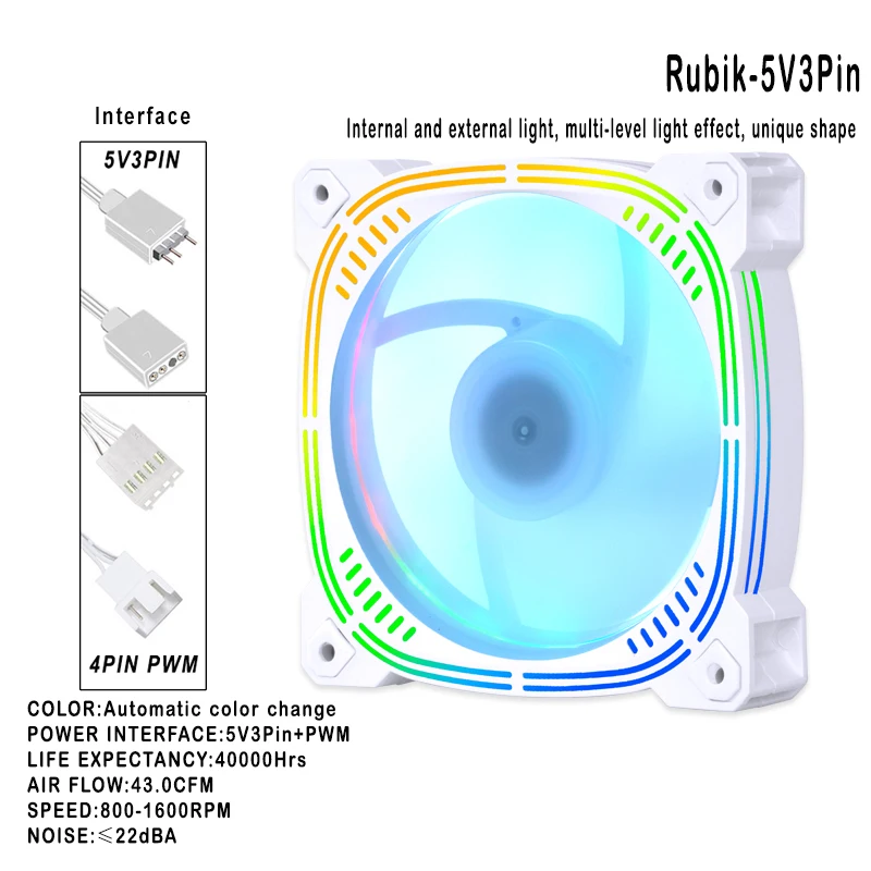 PC Kit Fans 120mm ARGB Cooler 5V3PIN/4Pin Computer Case Ventilator PWM Heatsink aura sync Keep Cooling Housing Coolers IWONGOU - купить по