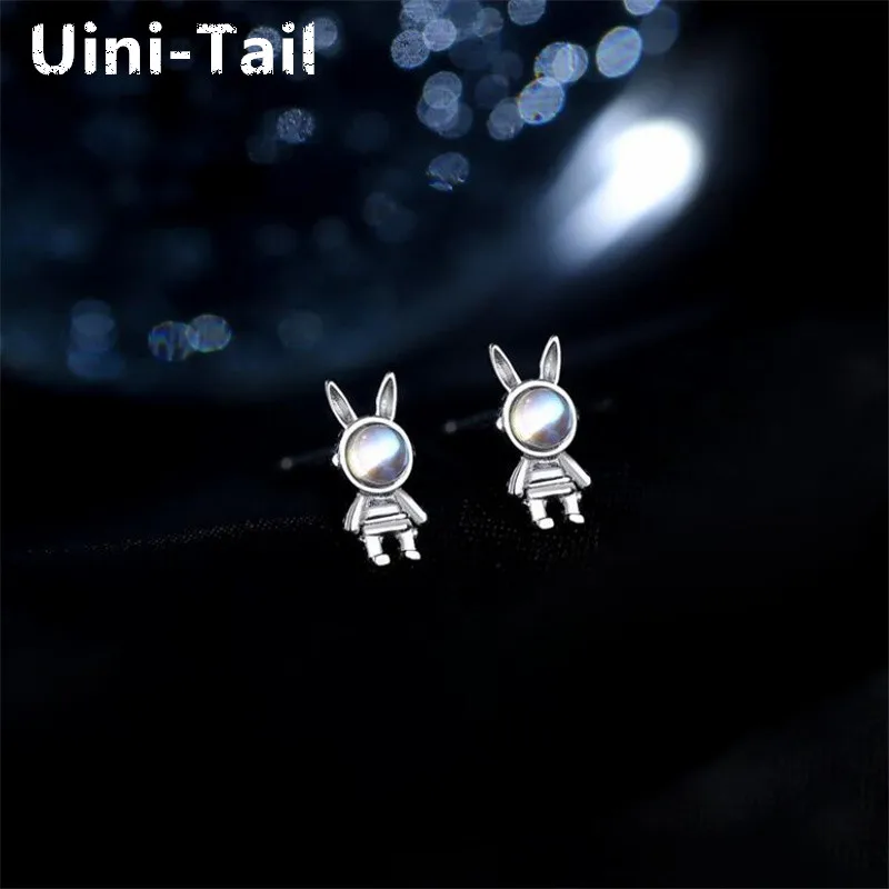 Uini Tail горячая распродажа новые 925 тибетские серебряные серьги в виде кролика