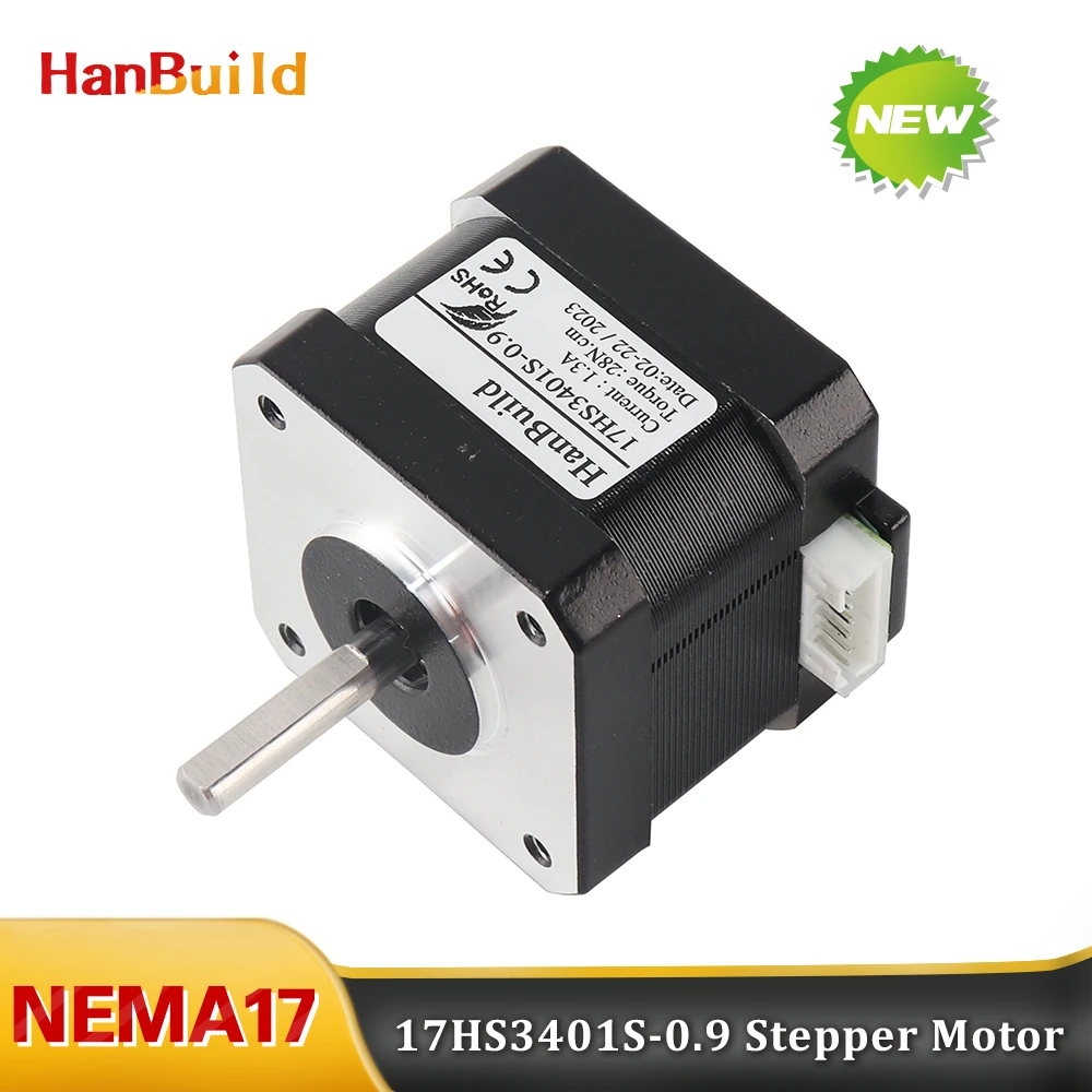 

Микрошаговый двигатель 17hs3401s-0, 9 42 moto r 1.3A 28N.cm 4-lead Nema17 degree micro gearFor монитор для 3D принтера, оборудование для монитора, 1 шт.