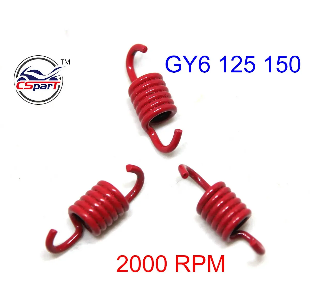 

3 шт. GY6 125cc 150cc 152QMI 157QMJ скутер мопед 1000N 1500N 2000N высокопроизводительный гоночный комплект пружин сцепления