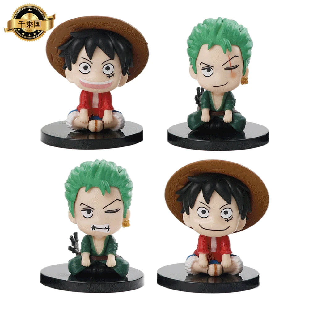 

Мини-фигурка из аниме ONE PIECE 4-12 шт./лот Nami Luffy Zoro Hancock, фигурка из ПВХ, 8 стилей