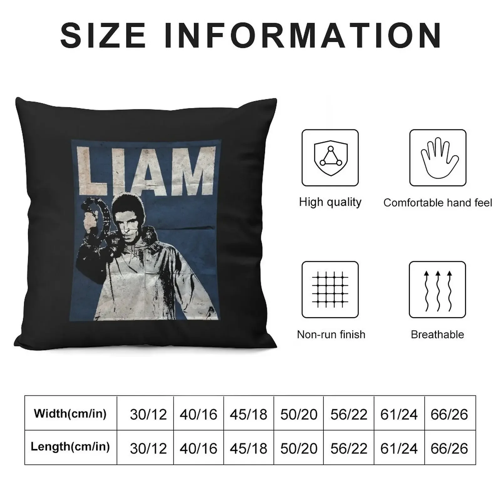 Liam Gallagher классическая печать декоративные подушки