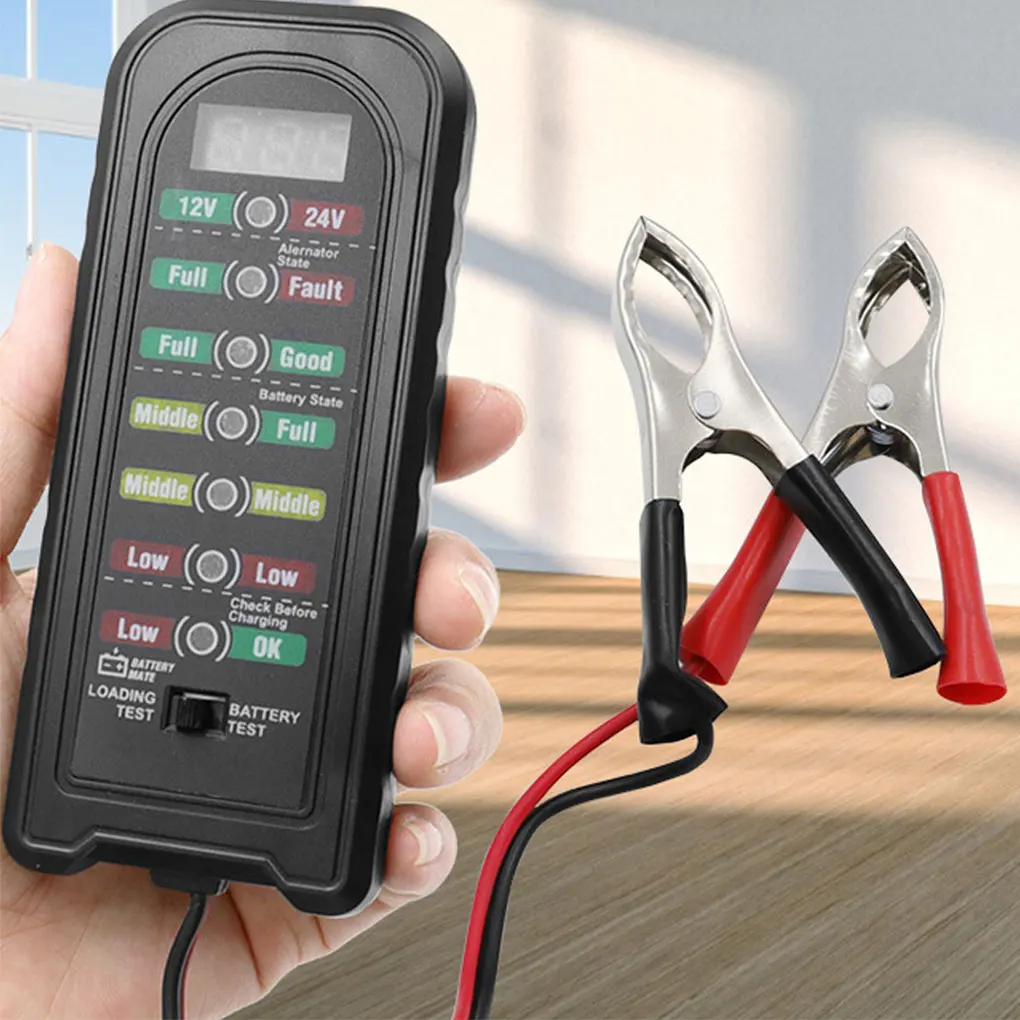 

2/3/5 Black Auto Car Battery Fault Detector Reliable And Convenient Tool For Battery Testing Plastic Is