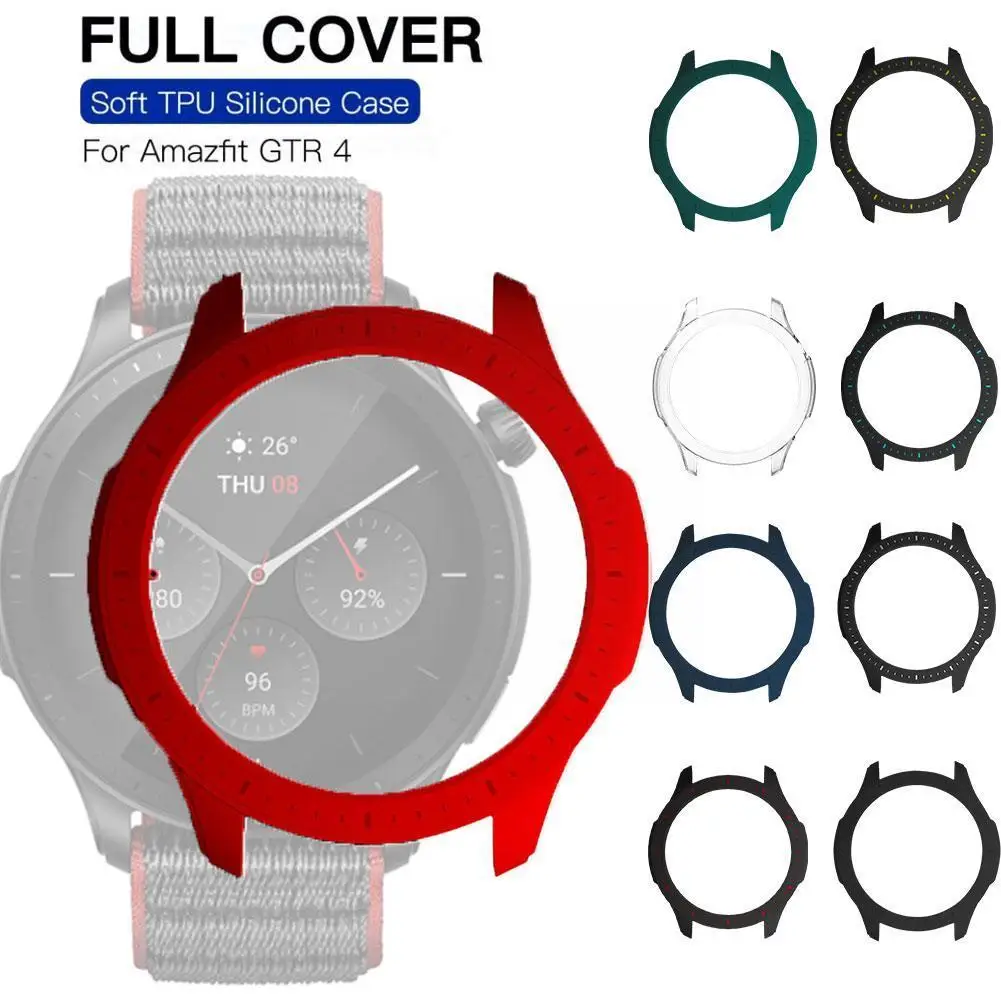

New Screen Protector For Huami gtr4 Protective Cover Single And Two Color Hard Case For Amazfit GTR 4 S1K0