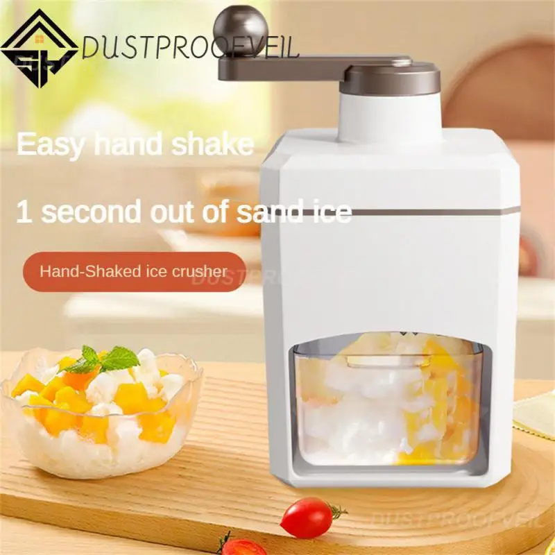 

Ice Hand Crank Ice Making Add Shaving Ice Machine Small Abs Ice Machine Household Products Manual Ice Maker Household