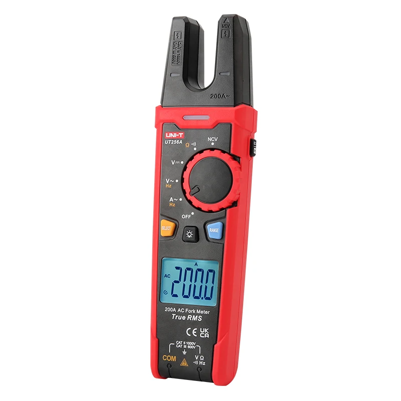 UNI-T UT256A Цифровой вилочный измеритель переменного тока 200 А True RMS Интеллектуальная