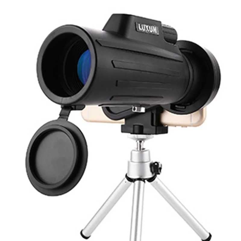 

Telescope Monocular 10X42 High Power Hd Large Eyepiece Low-Light Night Vision Waterproof One-Handed Focus Tripod Mount