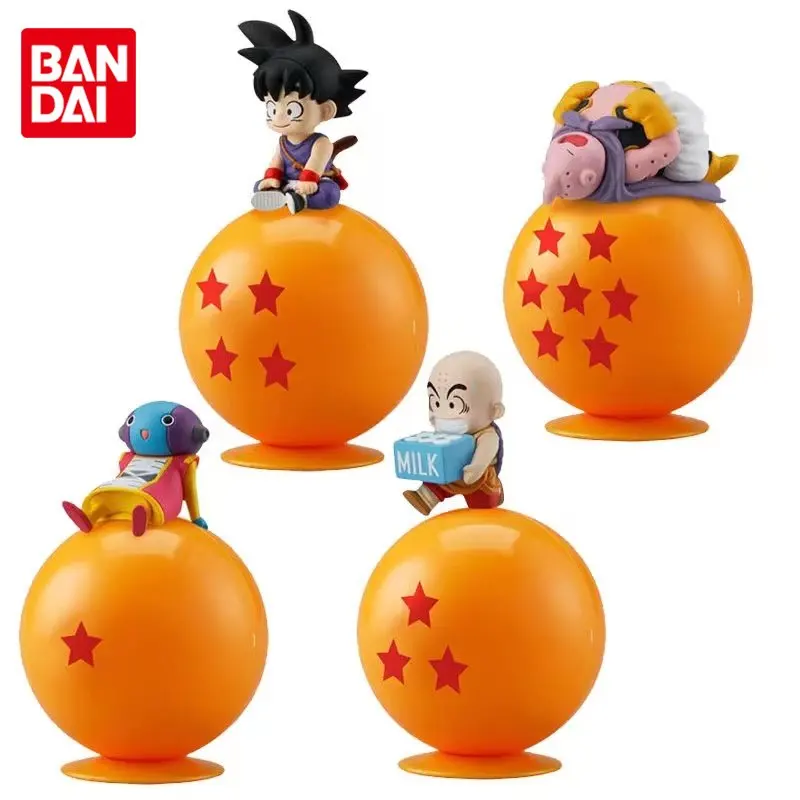 

Bandai Original Gashapon Dragon Ball Supe Majin Buu Sitting on The Ball Anime Son Goku Action Figure Toys for Boys Kids Gifts