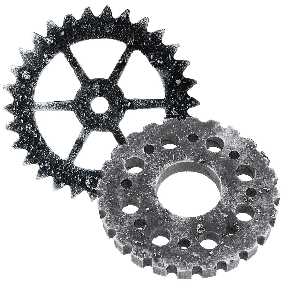 

Wall Gear Decor Wooden Gears Industrial Hanging Sculpture Decoration Wheels Wheel Decorations Style Ornament Punk Decorative