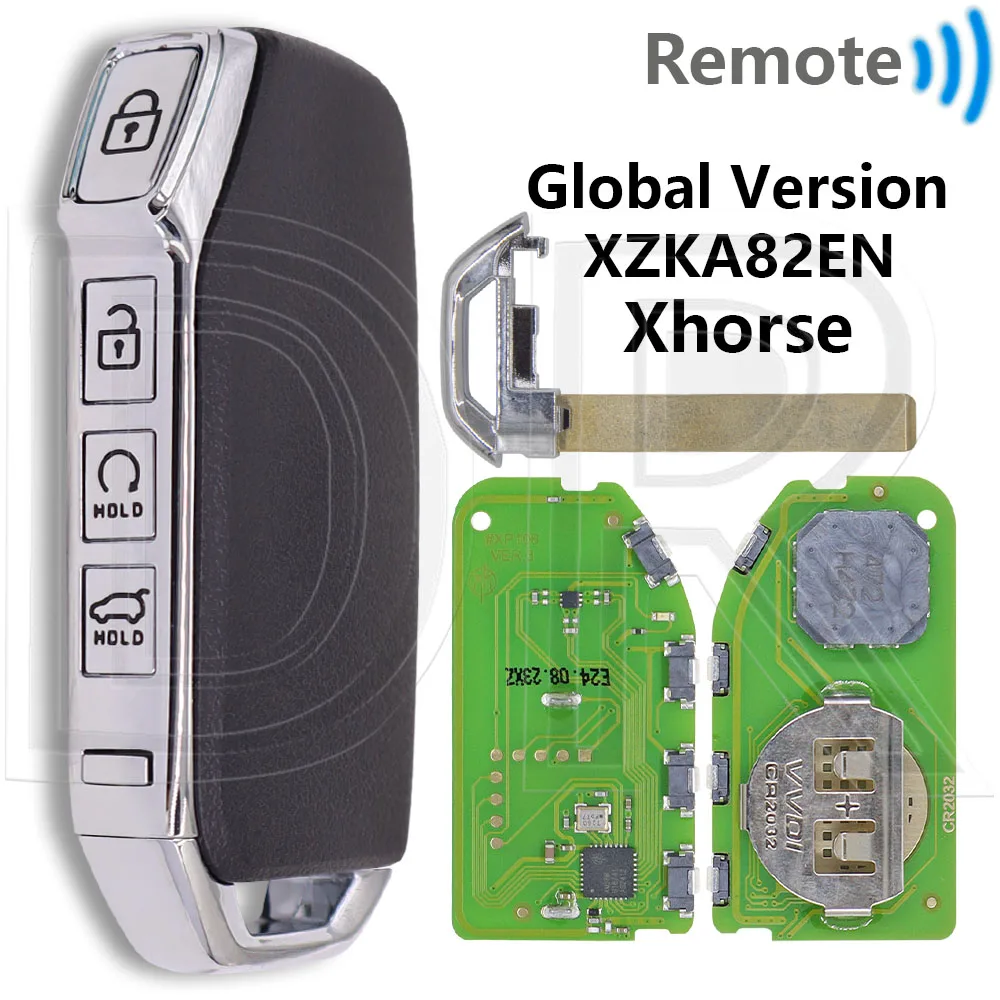 Отличная XZKA82EN глобальная версия VVDI Xhorse Замена близости Универсальный автомобильный пульт дистанционного управления Пустой ключ для KIA.....