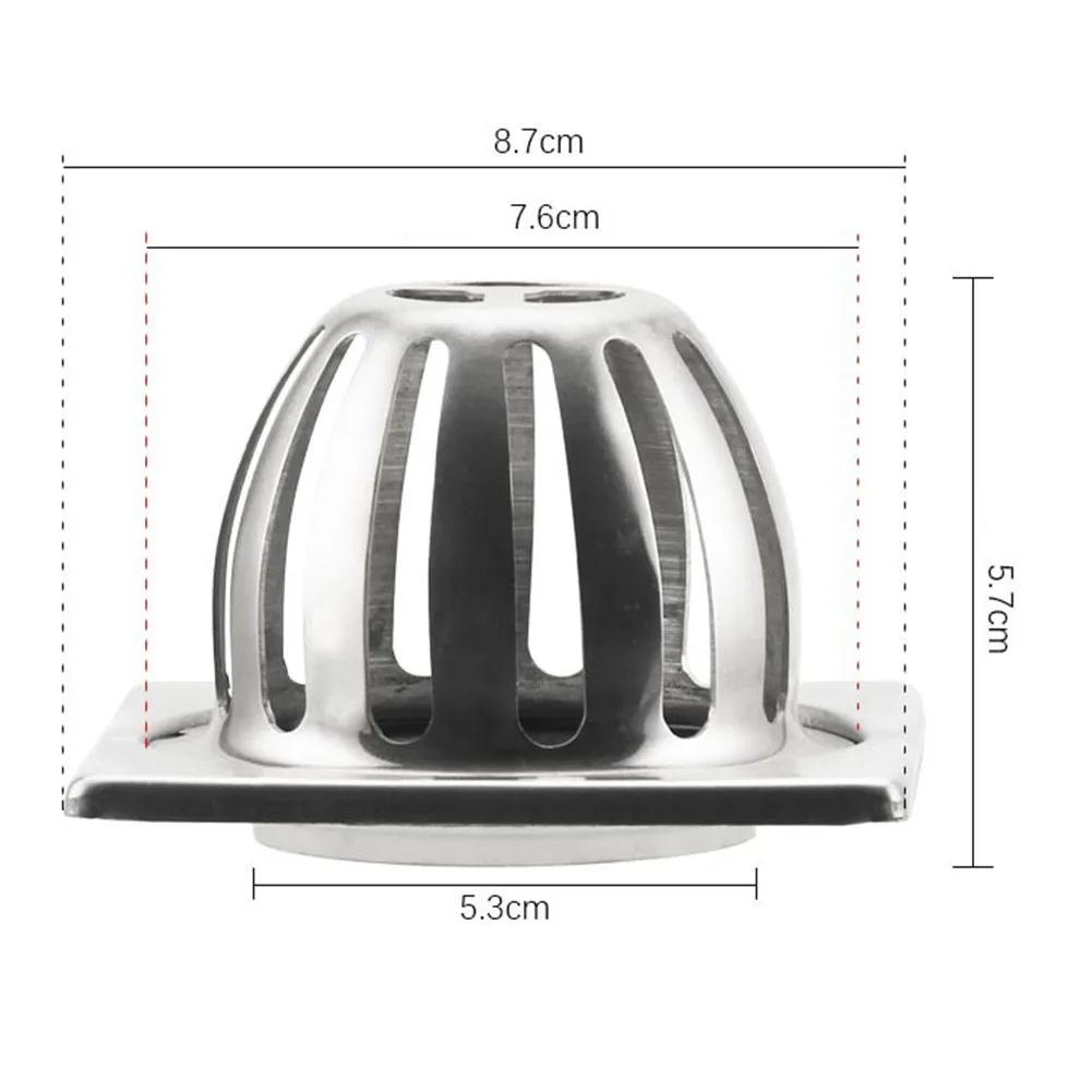 

Крышка для слива пола балкона из нержавеющей стали, крыша с защитой от засорения, слив пола, крыша, водосточная труба, фильтр от дождя
