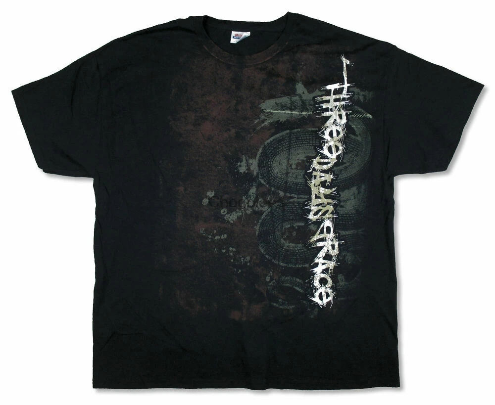 

2022 Three Days Grace Snake Splatter Black T Shirt (2X) NEW